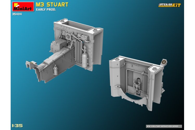 1:35 MiniArt 35404 M3 Stuart early production WWII - Interior kit - Min35404 21 - MIN35404