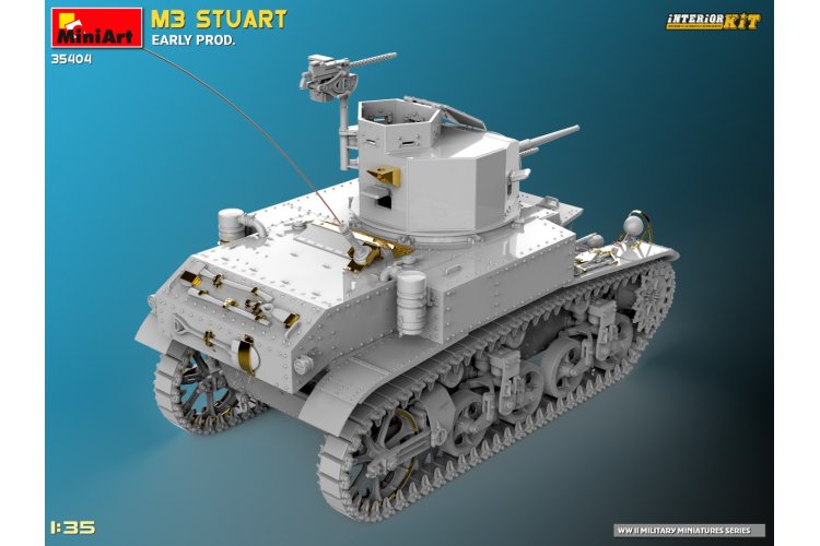 1:35 MiniArt 35404 M3 Stuart early production WWII - Interior kit - Min35404 5 - MIN35404