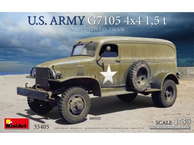 1:35 MiniArt 35405 U.S. Army G7105 4x4 1,5 t Panel Delivery Truck - Min35405 art - MIN35405