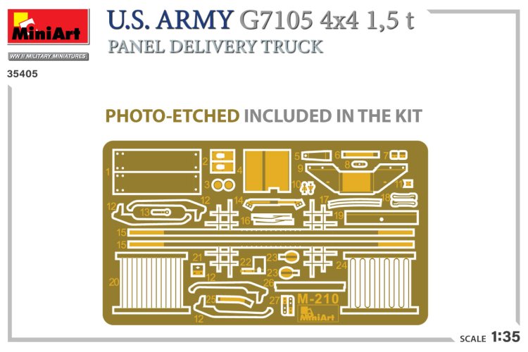 1:35 MiniArt 35405 U.S. Army G7105 4x4 1,5 t Panel Delivery Truck - Min35405 artboard 1 copy 4 - MIN35405