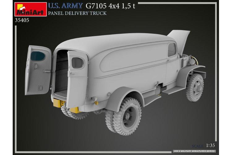 1:35 MiniArt 35405 U.S. Army G7105 4x4 1,5 t Panel Delivery Truck - Min35405 renders 7 - MIN35405