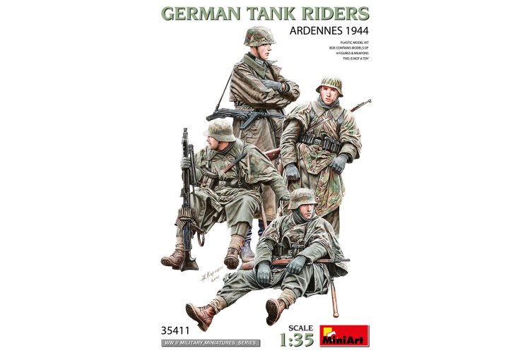 1:35 MiniArt 35411 German Tank Riders - Ardennes 1944 - Min35411 - MIN35411