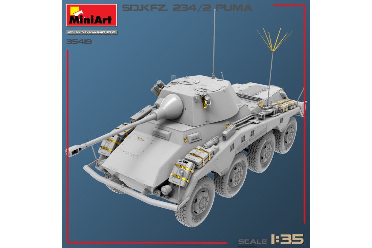 1:35 MiniArt 35419 Sd.Kfz.234/2 PUMA Panzerwagen - Min35419 11 - MIN35419