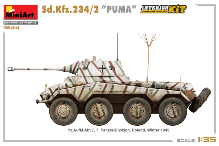1:35 MiniArt 35419 Sd.Kfz.234/2 PUMA Panzerwagen - Min35419 15 - MIN35419