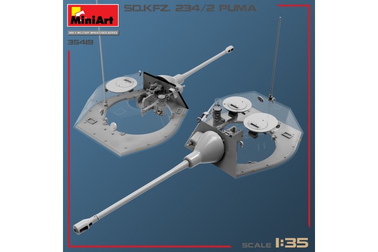 1:35 MiniArt 35419 Sd.Kfz.234/2 PUMA Panzerwagen - Min35419 5 - MIN35419