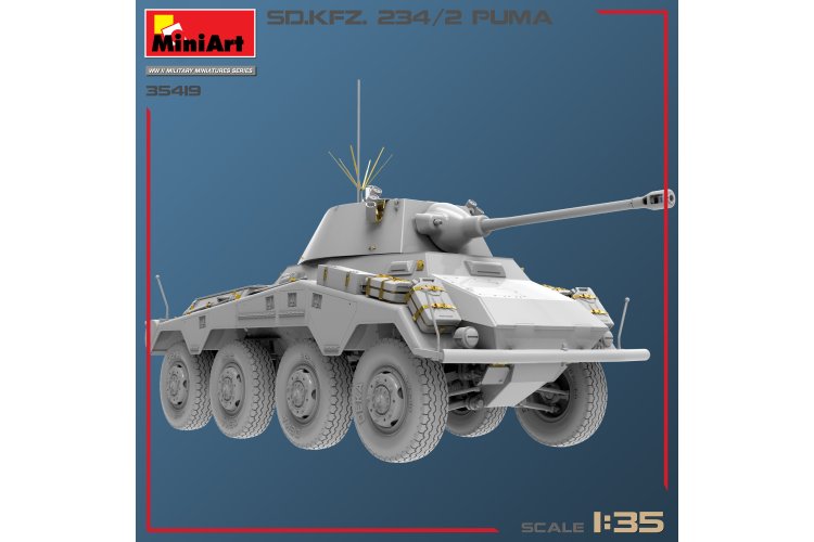 1:35 MiniArt 35419 Sd.Kfz.234/2 PUMA Panzerwagen - Min35419 9 - MIN35419