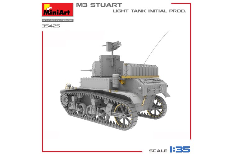 1:35 MiniArt 35425 M3 Stuart - Light Tank - Initial Production - Min35425 3 - MIN35425