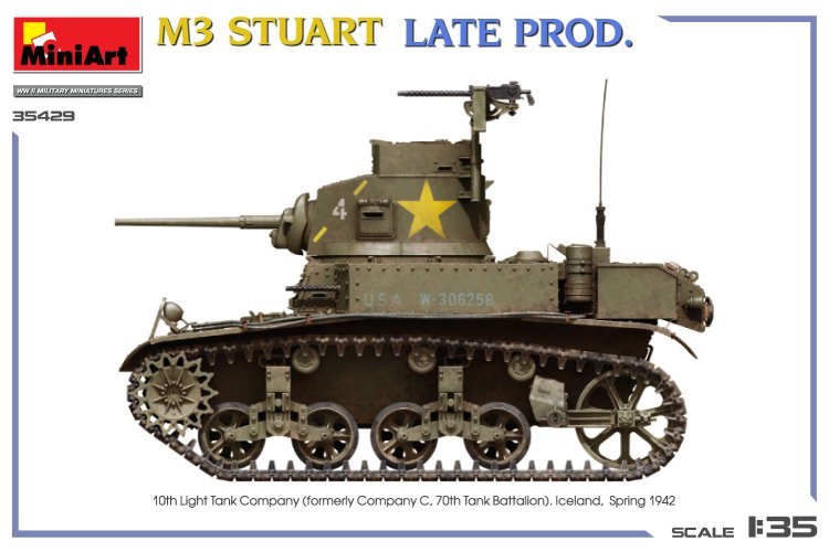 1:35 MiniArt 35429 M3 Stuart - Late Production Version - Interior Set - Tank - Min35429 11 - MIN35429