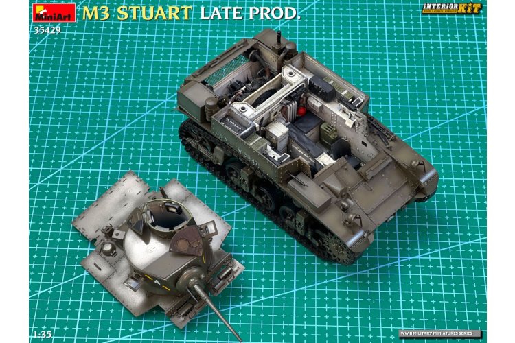 1:35 MiniArt 35429 M3 Stuart - Late Production Version - Interior Set - Tank - Min35429 17 - MIN35429