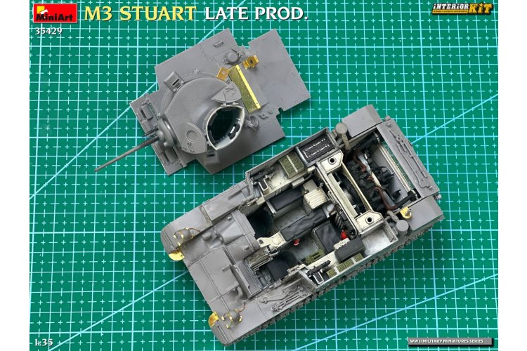 1:35 MiniArt 35429 M3 Stuart - Late Production Version - Interior Set - Tank - Min35429 18 - MIN35429