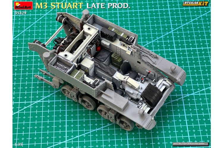 1:35 MiniArt 35429 M3 Stuart - Late Production Version - Interior Set - Tank - Min35429 19 - MIN35429
