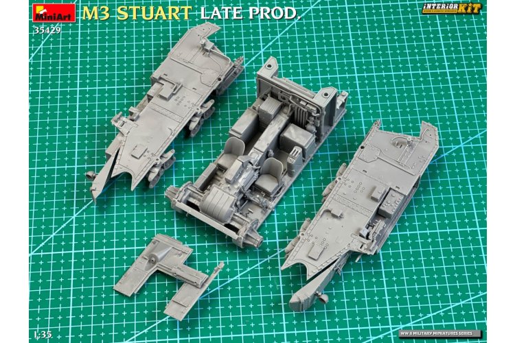 1:35 MiniArt 35429 M3 Stuart - Late Production Version - Interior Set - Tank - Min35429 20 - MIN35429