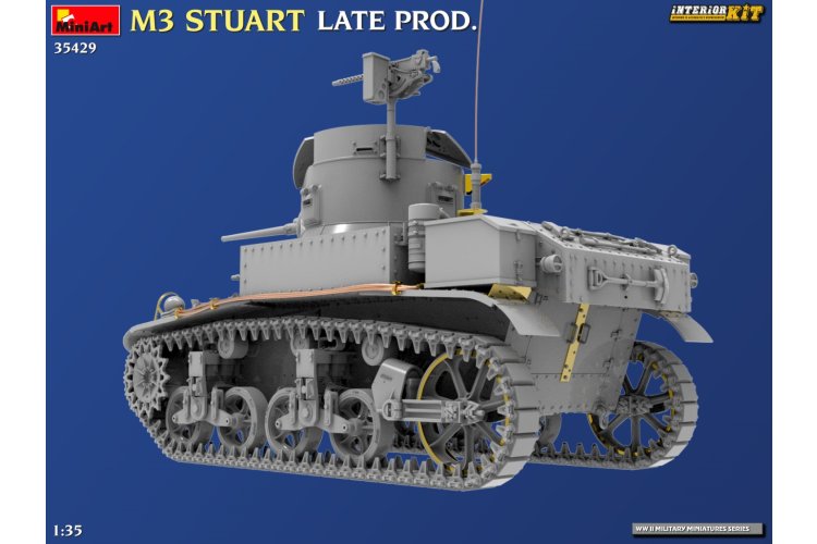 1:35 MiniArt 35429 M3 Stuart - Late Production Version - Interior Set - Tank - Min35429 5 - MIN35429