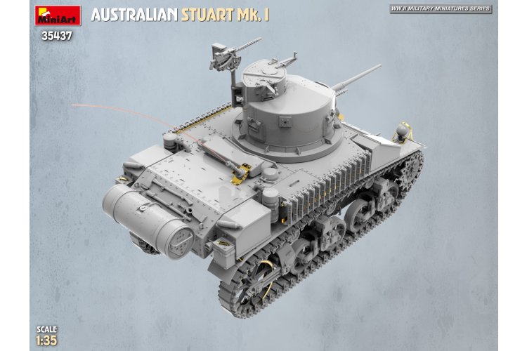 1:35 MiniArt 35437 Australian Stuart Mk. I WWII &ndash; Australian Light Tank - Min35437 8 - MIN35437