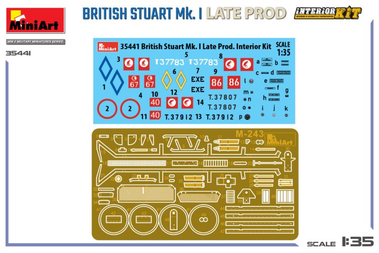 1:35 MiniArt 35441 Britse Stuart Mk.I. Late Productie met Volledige Interieur - Tank - Min35441 13 - MIN35441