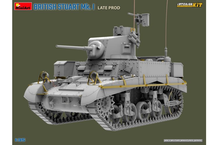 1:35 MiniArt 35441 Britse Stuart Mk.I. Late Productie met Volledige Interieur - Tank - Min35441 3 - MIN35441
