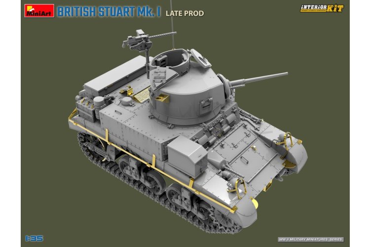 1:35 MiniArt 35441 Britse Stuart Mk.I. Late Productie met Volledige Interieur - Tank - Min35441 5 - MIN35441