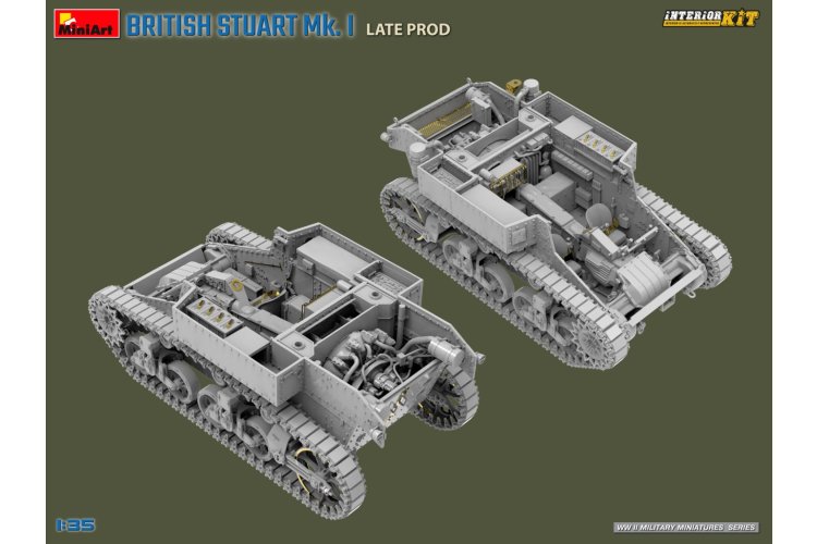 1:35 MiniArt 35441 Britse Stuart Mk.I. Late Productie met Volledige Interieur - Tank - Min35441 9 - MIN35441