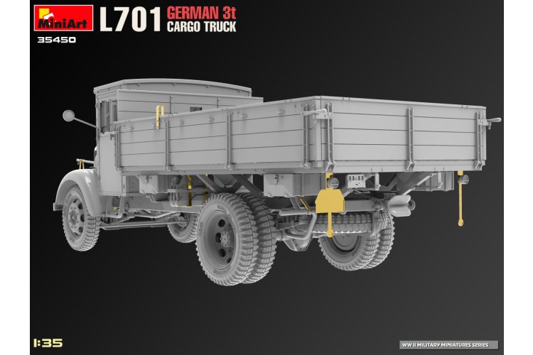 1:35 MiniArt 35450 Opel Blitz L701 - WWII German 3Ton Cargo Truck - Min35450 5 - MIN35450