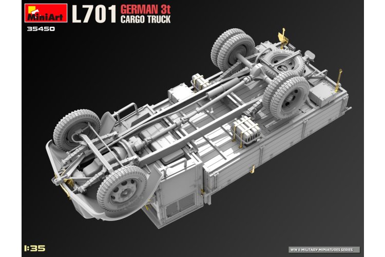 1:35 MiniArt 35450 Opel Blitz L701 - WWII German 3Ton Cargo Truck - Min35450 9 - MIN35450