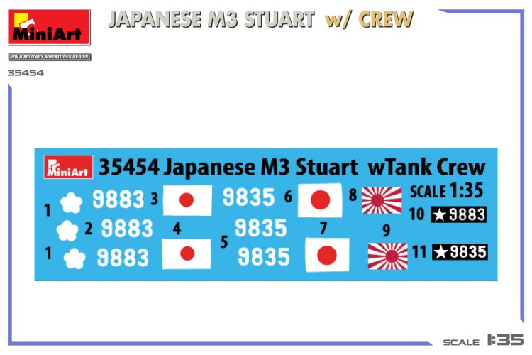 1:35 MiniArt 35454 Japanese M3 Stuart with Crew - Tank - Min35454 6 - MIN35454