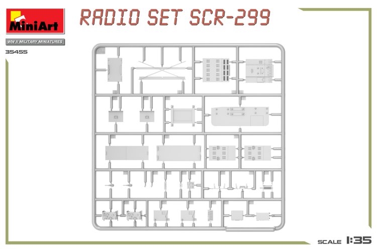1:35 MiniArt 35455 Amerikaanse WWII Radio Set SCR-299 - Min35455 3 - MIN35455