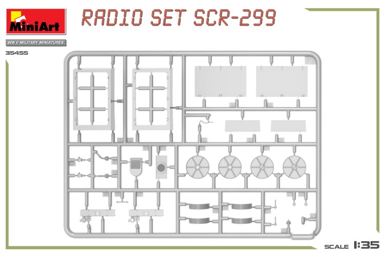 1:35 MiniArt 35455 Amerikaanse WWII Radio Set SCR-299 - Min35455 4 - MIN35455