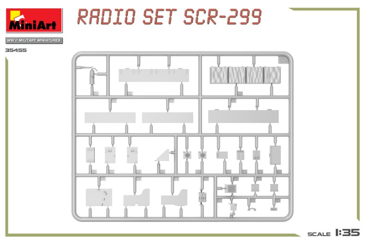 1:35 MiniArt 35455 Amerikaanse WWII Radio Set SCR-299 - Min35455 5 - MIN35455