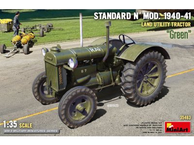 1:35 MiniArt 35463 Fordson Standard N Model 1940-1941 Land Utility Tractor Green - Landbouwvoertuig - Min35463 1 - MIN35463