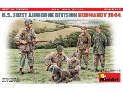 1:35 MiniArt 35475 U.S. 101st Airborne Division Normandy 1944 WWII - Special Edition - 5 Figuren - Min35475 1 - MIN35475
