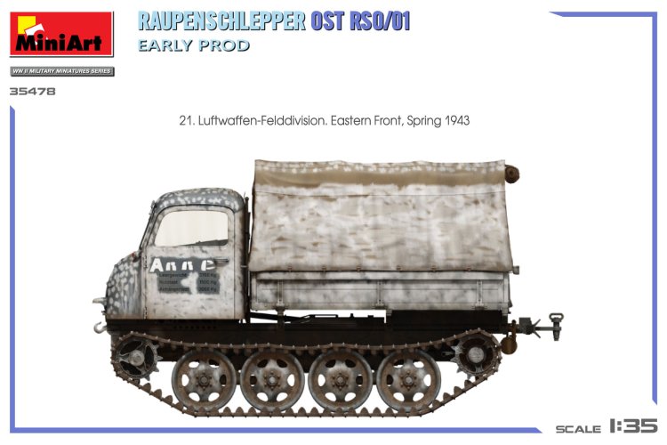 1:35 MiniArt 35478 Raupenschlepper Ost RSO/01 - Early Production - Military Vehicle - Min35478 10 - MIN35478