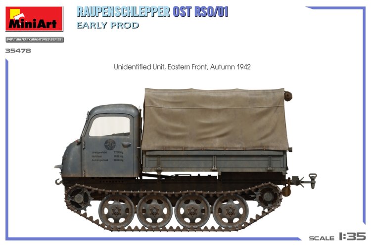 1:35 MiniArt 35478 Raupenschlepper Ost RSO/01 - Early Production - Military Vehicle - Min35478 11 - MIN35478