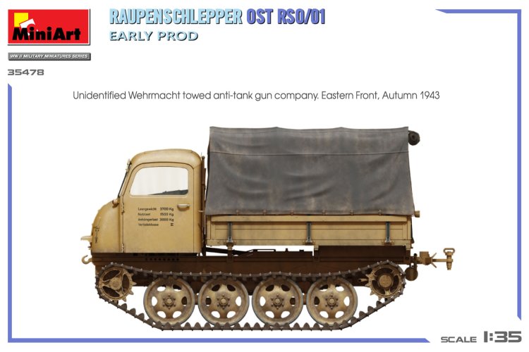 1:35 MiniArt 35478 Raupenschlepper Ost RSO/01 - Early Production - Military Vehicle - Min35478 12 - MIN35478