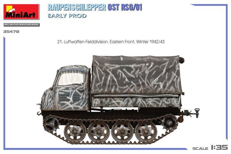 1:35 MiniArt 35478 Raupenschlepper Ost RSO/01 - Early Production - Military Vehicle - Min35478 9 - MIN35478