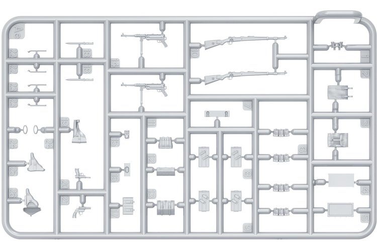 1:35 MiniArt 35479 Luftwaffe Veldregiment Ardennen 1944-45 WWII - 4 Figuren - Min35479 3 - MIN35479