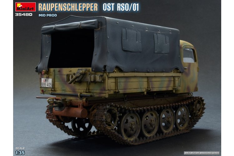 1:35 MiniArt 35480 Steyr RSO Raupenschlepper Ost RSO/01 - Mid Productie - Militair Rupsvoertuig - Min35480 11 - MIN35480