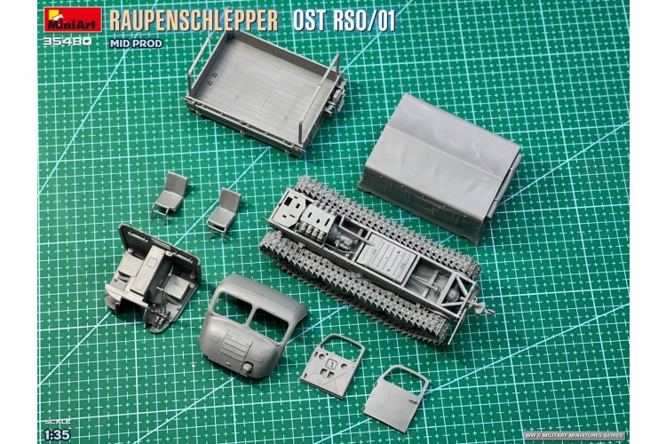 1:35 MiniArt 35480 Steyr RSO Raupenschlepper Ost RSO/01 - Mid Productie - Militair Rupsvoertuig - Min35480 13 - MIN35480