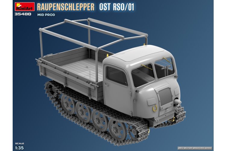 1:35 MiniArt 35480 Steyr RSO Raupenschlepper Ost RSO/01 - Mid Productie - Militair Rupsvoertuig - Min35480 6 - MIN35480