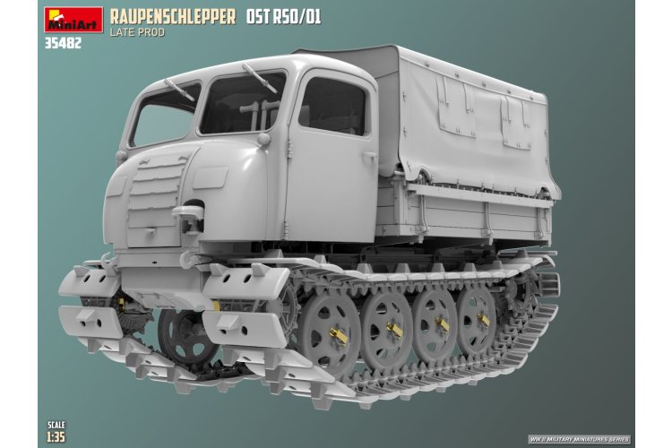 1:35 MiniArt 35482 Raupenschlepper Ost Steyr RSO/01 - Late Productie - Truck - Min35482 2 - MIN35482