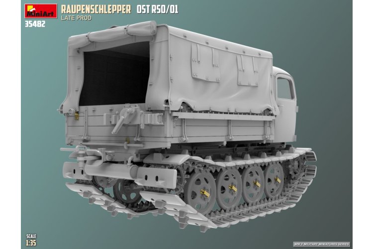 1:35 MiniArt 35482 Raupenschlepper Ost Steyr RSO/01 - Late Productie - Truck - Min35482 3 - MIN35482