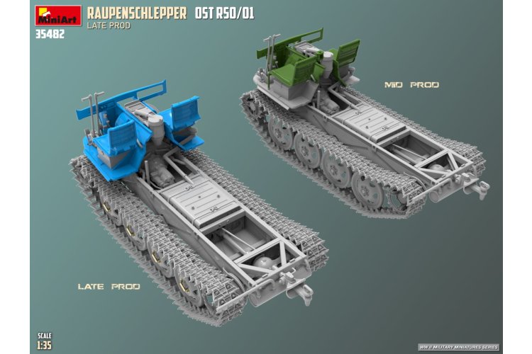 1:35 MiniArt 35482 Raupenschlepper Ost Steyr RSO/01 - Late Productie - Truck - Min35482 7 - MIN35482