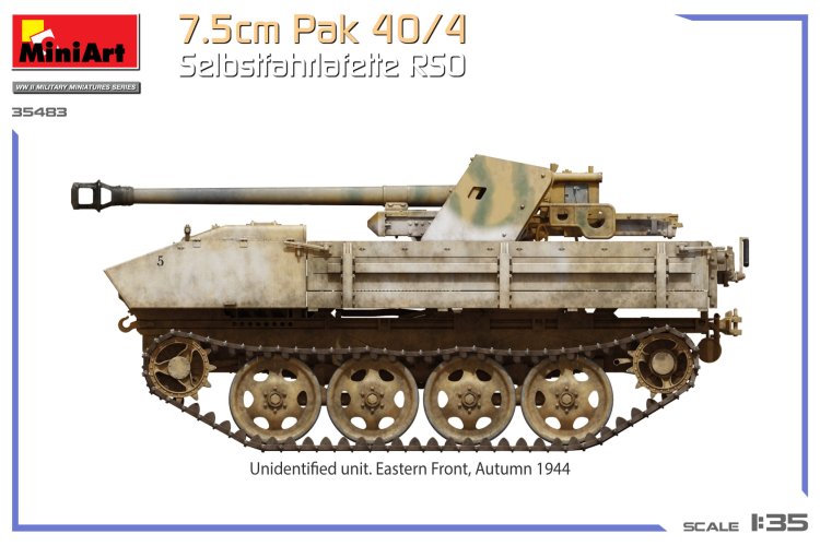 1:35 MiniArt 35483 Steyr RSO - 7,5 cm PaK 40/4 op gepantserde zelfrijdende affuit RSO - Min35483 10 - MIN35483