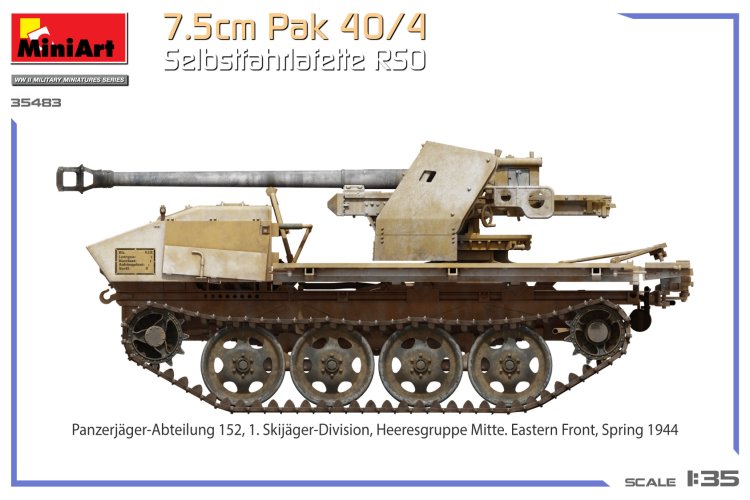 1:35 MiniArt 35483 Steyr RSO - 7,5 cm PaK 40/4 op gepantserde zelfrijdende affuit RSO - Min35483 13 - MIN35483