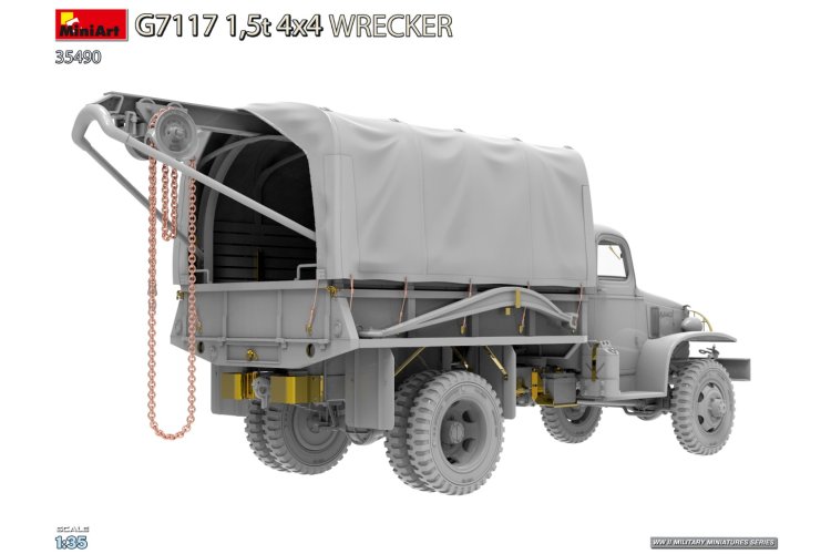 1:35 MiniArt 35490 Chevrolet G506 - G7117 1.5t 4x4 Wrecker - Military Recovery Vehicle - Truck - Min35490 5 - MIN35490