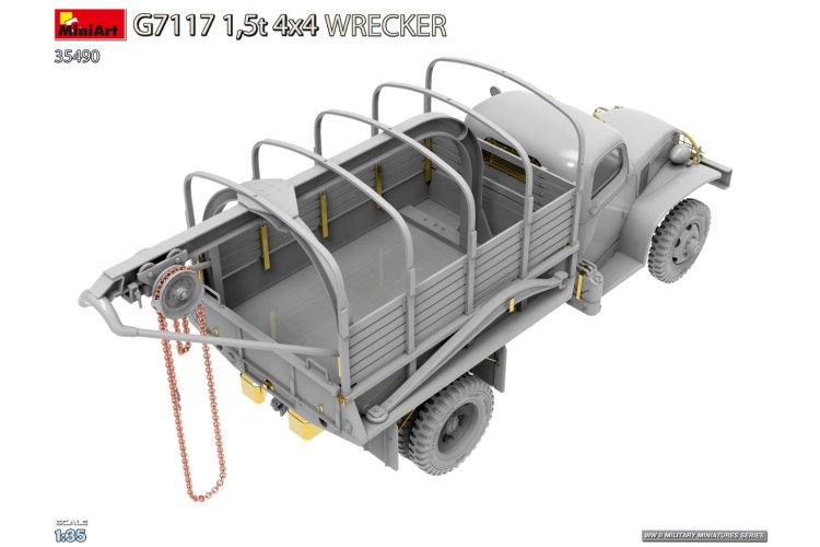 1:35 MiniArt 35490 Chevrolet G506 - G7117 1.5t 4x4 Wrecker - Military Recovery Vehicle - Truck - Min35490 8 - MIN35490