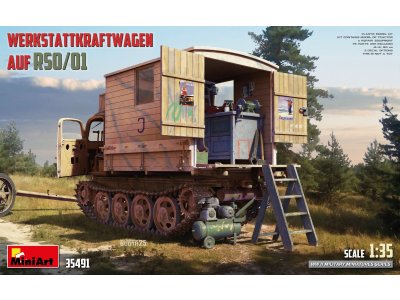 1:35 MiniArt 35491 Werkstattkraftwagen auf Steyr RSO/01 WWII - Duits Militair Voertuig - Min35491 1 - MIN35491