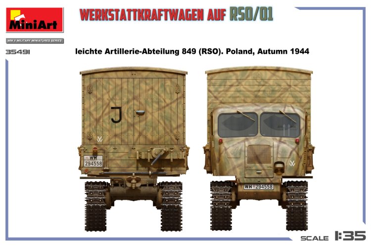 1:35 MiniArt 35491 Werkstattkraftwagen auf Steyr RSO/01 WWII - Duits Militair Voertuig - Min35491 5 - MIN35491