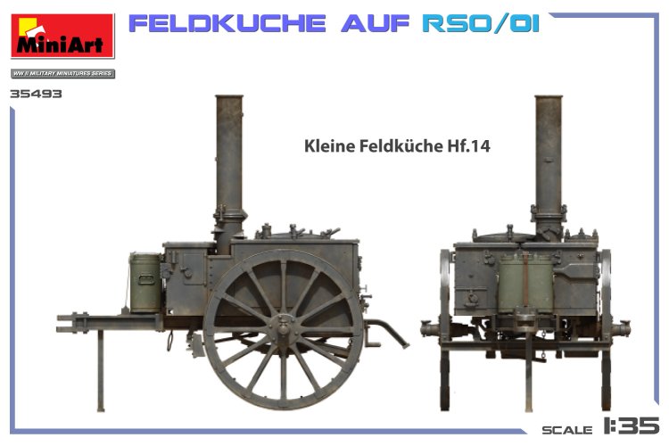 1:35 MiniArt 35493 Steyr RSO - Veldkeuken op RSO/01 - Duits Militair Rupsvoertuig - Truck - Min35493 13 - MIN35493