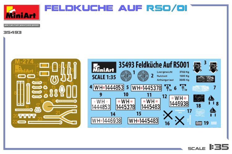 1:35 MiniArt 35493 Steyr RSO - Veldkeuken op RSO/01 - Duits Militair Rupsvoertuig - Truck - Min35493 14 - MIN35493