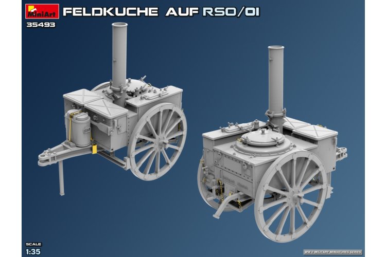 1:35 MiniArt 35493 Steyr RSO - Veldkeuken op RSO/01 - Duits Militair Rupsvoertuig - Truck - Min35493 6 - MIN35493